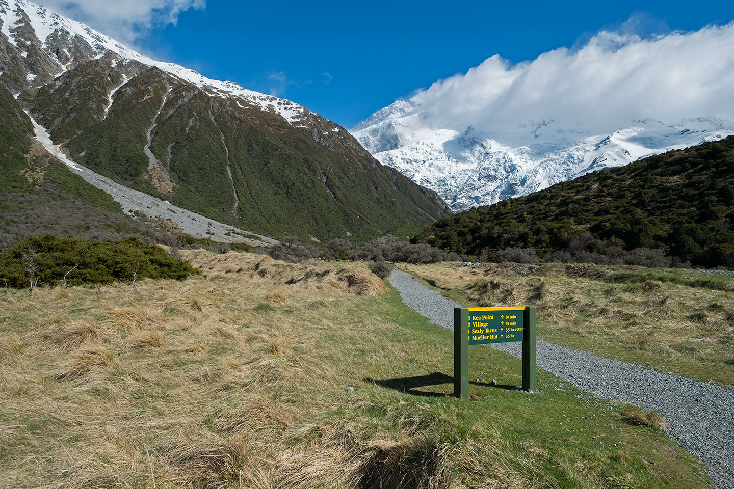 Kea Point Track, Aoraki Mount Cook National Park, New Zealand